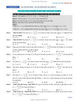 GIÁ TRỊ LỚN NHẤT, GIÁ TRỊ NHỎ NHẤT CỦA HÀM SỐ TL ÔN THI THPTQG