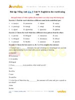 Bài tập tiếng anh lớp 9 unit 9: english in the world nâng cao vndoc com