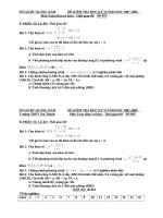 Sở Gd-Đt Quảng Nam               Kiểm Tra Học Kỳ Ii Năm Học 2007-2008