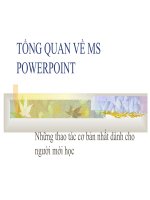Tổng Quan Về Ms Powerpoint