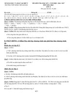 Trường Thpt Đinh Tiên Hoàng            Kiểm Tra Học Kì I, Năm Học 2016-2017                                         Gv: Nguyễn Thị Ngọc Mai                                                 Môn: Hóa Học 11