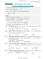 PT BẬC 2 SỐ PHỨC TL ÔN THI THPTQG