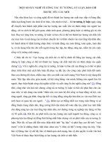 Tu lieu một số suy nghĩ về công tác tư tưởng, lý luận, báo chí trước yêu cầu mới