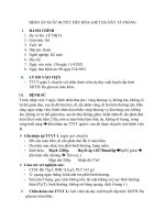 Bệnh án Viêm loét dạ dày tá tràng nghi do Hp,stress, Biến chứng xuất huyết tiêu hóa mức độ nặng, Thiếu máu mức độ nặng