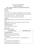 Tự nhiên và xã hội tuần 6 lớp 3 chân trời sáng tạo