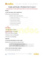 Family and friends 3 workbook unit 4 lesson 6 vndoc com