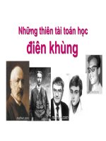 Những Thiên Tài Toán Học Điên  