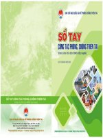 Sổ tay công tác phòng, chống thiên tai (Dành cho Chủ tịch UBND cấp huyện năm 2021)