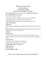 Giáo án hoạt động trải nghiệm tuần 5 lớp 3 chân trời sáng tạo