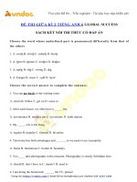 Đề thi tiếng anh lớp 6 giữa học kì 2 global success số 3   vndoc com