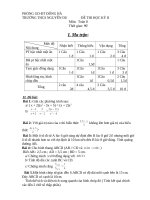 Trường Thcs Nguyễn Du                Đề Thi Học Kỳ Ii