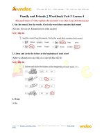 Family and friends 3 workbook unit 3 lesson 4 vndoc com