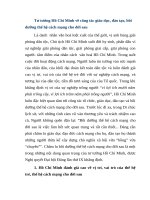 Tư tưởng hồ chí minh về công tác giáo dục, đào tạo, bồi dưỡng thế hệ cách mạng cho đời sau