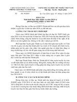 Báo Cáo Tình Hình Thực Hiện Chỉ Tiêu Phát Triển Kinh Tế - Xã Hội Quý I/2017