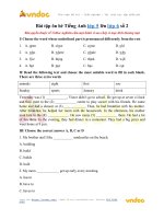 Bài tập ôn hè tiếng anh lớp 5 lên lớp 6 số 2 vndoc com