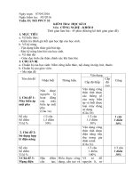 Ngày Soạn:   07/04/2016