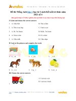 De thi tieng anh lop 1 hoc ki 2 sach ket noi tri thuc nam 2021 so 4