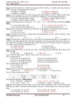 Luyện thi đại học hoá vô cơ                                             chuyên đề thế điện cực – điện phân