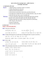 De cuong on tap ki 1 toan 8 nam 2022 2023 truong thcs thanh cong ha noi