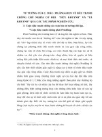 TƯ TƯỞNG CỦA C. MÁC- PH.ĂNGGHEN VỀ ĐẤU TRANH CHỐNG CHỦ NGHĨA CƠ HỘI  “HỮU KHUYNH” VÀ “TẢ KHUYNH” QUA CÁC TÁC PHẨM NGHIÊN CỨU.