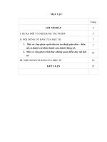 Tiểu luận ,nội dung cơ bản mục iii “khải thị của thánh gioăng hoặc “logic của kiến thức mới” và mục iv “tính riêng biệt”