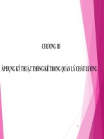 Bài giảng Quản lý chất lượng ngành may: Chương 3 - ThS. Nguyễn Thị Kim Thu