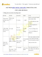 Ngữ pháp unit 4 lớp 6 big or small   vndoc com