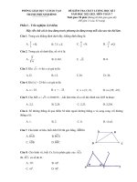Đề kiểm tra học kì 1 môn Toán lớp 7 năm 2022-2023 có đáp án - Phòng GD&ĐT TP. Ninh Bình