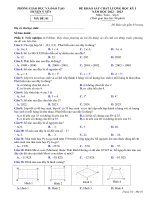 Đề thi KSCL học kì 1 môn Toán lớp 6 năm 2022-2023 có đáp án - Phòng GD&ĐT huyện Ý Yên (Đề 01)