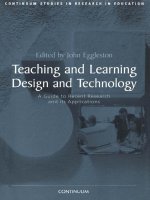 Ebook Teaching and learning design and technology: A guide to recent research and its applications – Part 1