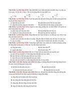 96 câu lý thuyết dòng điện xoay chiều