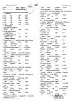 Hä Vµ Tªn: ……………………                    §Ò Thi Häc Kú Ii N¨m Häc 2006-2007             M• ®Ò: 101