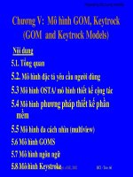 Bài giảng Tương tác người máy: Chương 5 - Mô hình GOM, Keytrock