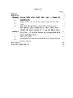 Tiểu luận   quan điểm của triết học mac   lenin về con người và vấn đề phát huy nhân tố con người trong sự nghiệp đổi mới giáo dục hiện nay