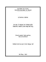 Ẩn dụ ý niệm về tình yêu trong thơ lâm thị mỹ dạ 1
