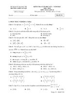 Đề kiểm tra học kì 1 môn Toán lớp 10 năm 2022-2023 có đáp án - Trường THPT Lê Lợi, Quảng Trị (Mã đề 194)