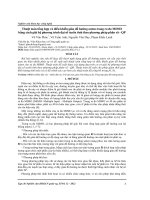 Thuật toán tổng hợp và điều khiển giản đồ hướng anten trong ra đa MIMO bằng cách giải hệ phương trình đại số tuyến tính theo phương pháp phân rã - QP