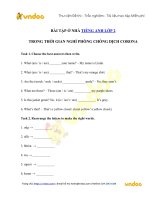 Phiếu bài tập ở nhà tiếng anh lớp 2 trong thời gian nghỉ dịch   ngày 2704   vndoc com