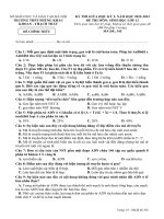 Đề kiểm tra giữa học kì 1 môn Sinh học lớp 12 năm 2022-2023 - Trường THPT Phùng Khắc Khoan (Mã đề 345)
