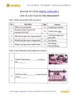 Bài tập ngữ pháp tiếng anh lớp 4 unit 16 lets go to the bookshop   vndoc com
