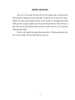 Tiểu luận triết học sinh thái mối quan hệ giữa sinh vật và môi trường