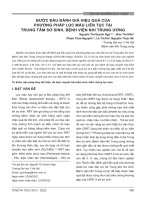 Bước đầu đánh giá hiệu quả của phương pháp lọc máu liên tục tại Trung tâm Sơ sinh, Bệnh viện Nhi Trung ương