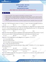 ĐỀ ÔN TẬP HK1 MÔN HÓA LỚP 10