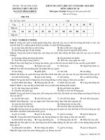 Đề kiểm tra giữa học kì 1 môn GDCD lớp 10 năm 2022-2023 - Trường THPT chuyên Nguyễn Bỉnh Khiêm (Mã đề 578)