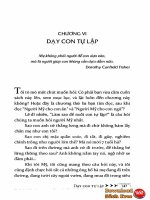 Cách người Mỹ nuôi dạy con: Phần 2