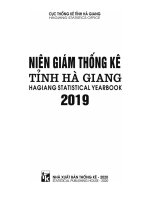 Niên giám Thống kê tỉnh Hà Giang 2019