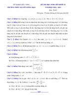 Đề thi học sinh giỏi môn Toán lớp 10 năm 2022-2023 - Sở GD&ĐT Bắc Ninh