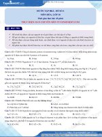 ĐỀ ÔN TẬP HK1 MÔN HÓA LỚP 10