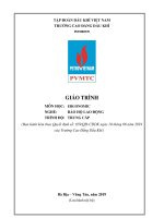 Giáo trình Ergonomic (Nghề: Bảo hộ lao động - Trình độ: Trung cấp) - Trường Cao Đẳng Dầu Khí (năm 2019)