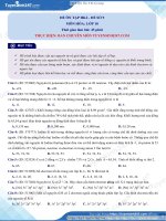 ĐỀ ÔN TẬP HK1 MÔN HÓA LỚP 10